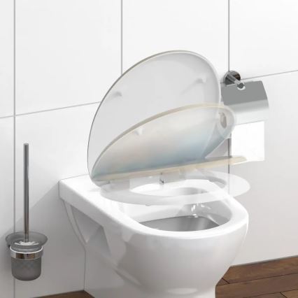 Schütte 82196 - сиденье для унитаза BEACH SoftClose из дуропласта