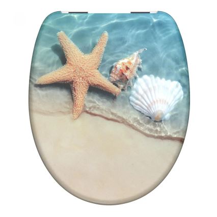 Schütte 82196 - сидіння для унітазу BEACH SoftClose з дуропласту