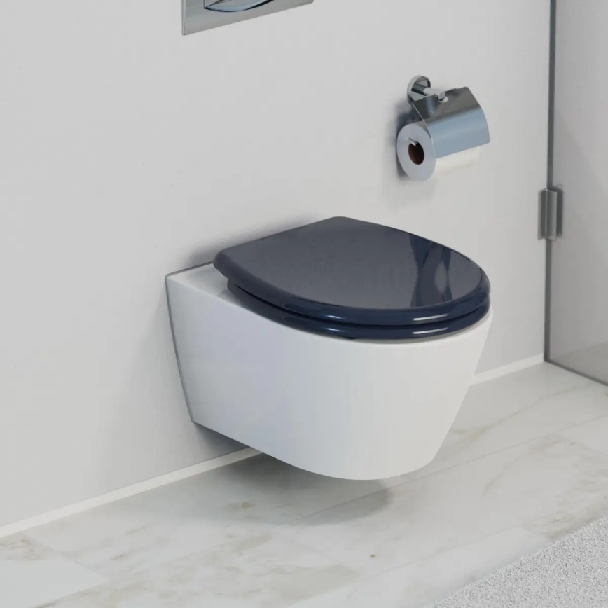 Schütte 82304-A - Унитазное сиденье АНТРАЦИТ с мягким закрыванием SoftClose, из дуропласта