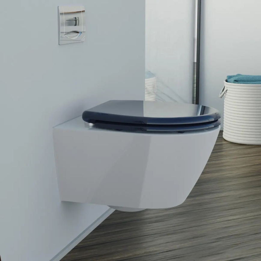 Schütte 82304-A - Унитазное сиденье АНТРАЦИТ с мягким закрыванием SoftClose, из дуропласта