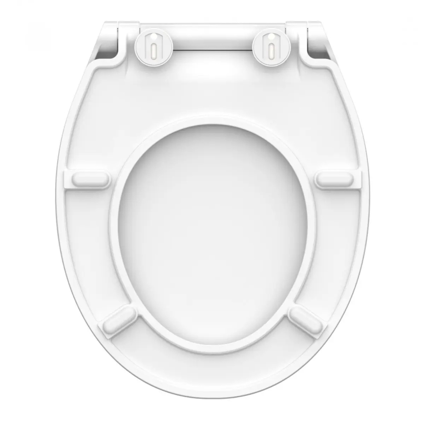Schütte 82700 - Сидіння для унітазу SLIM WHITE SoftClose з дуропласту