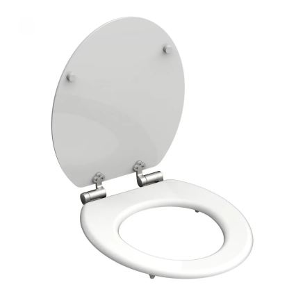 Schütte 84100-A - Сиденье-крышка для унитаза, белое, SoftClose, MDF, дерево