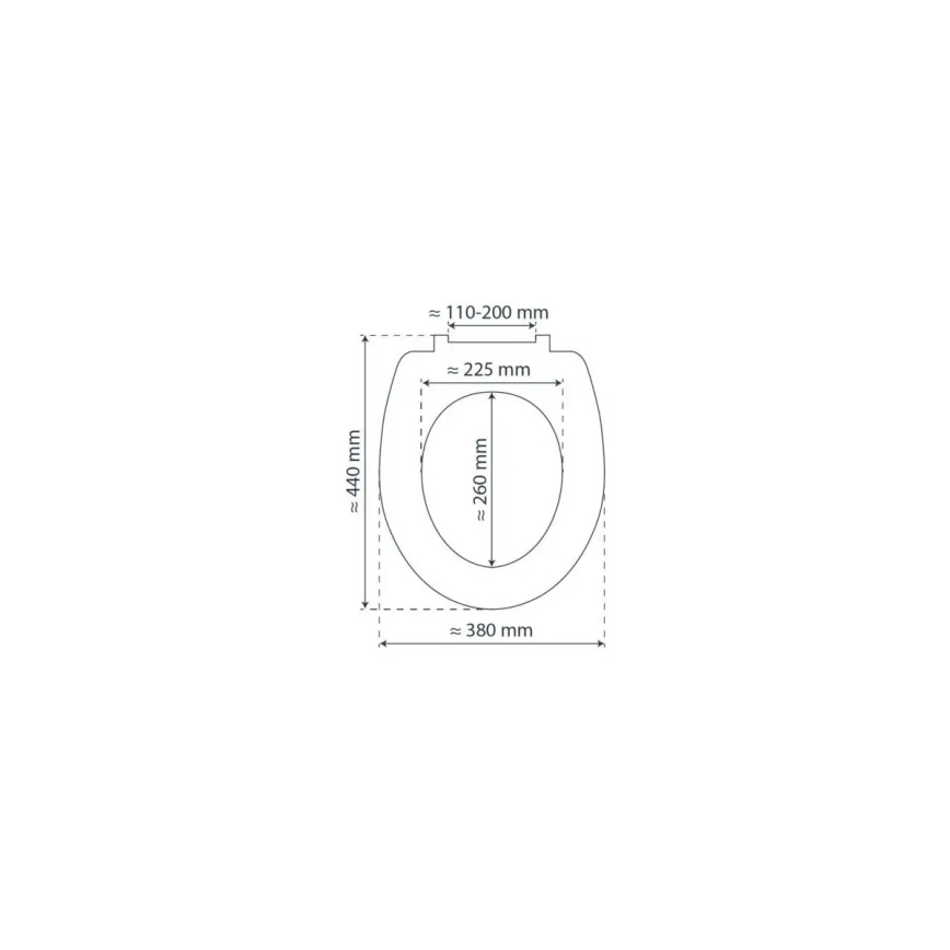 Schütte 84100-A - Сиденье-крышка для унитаза, белое, SoftClose, MDF, дерево