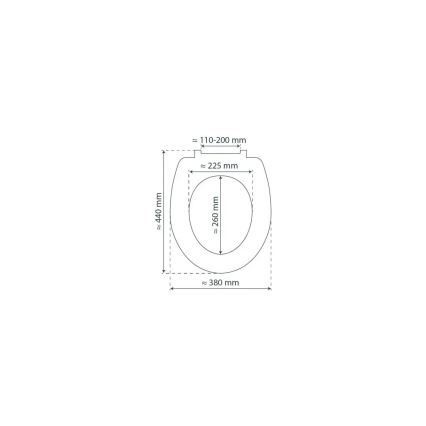 Schütte 84100-A — біле сидіння для унітазу з м'яким закриванням SoftClose, МДФ