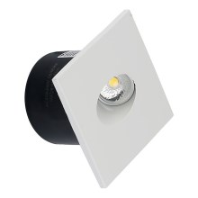 Сходовий LED світильник LED/3W/230V 3000K білий