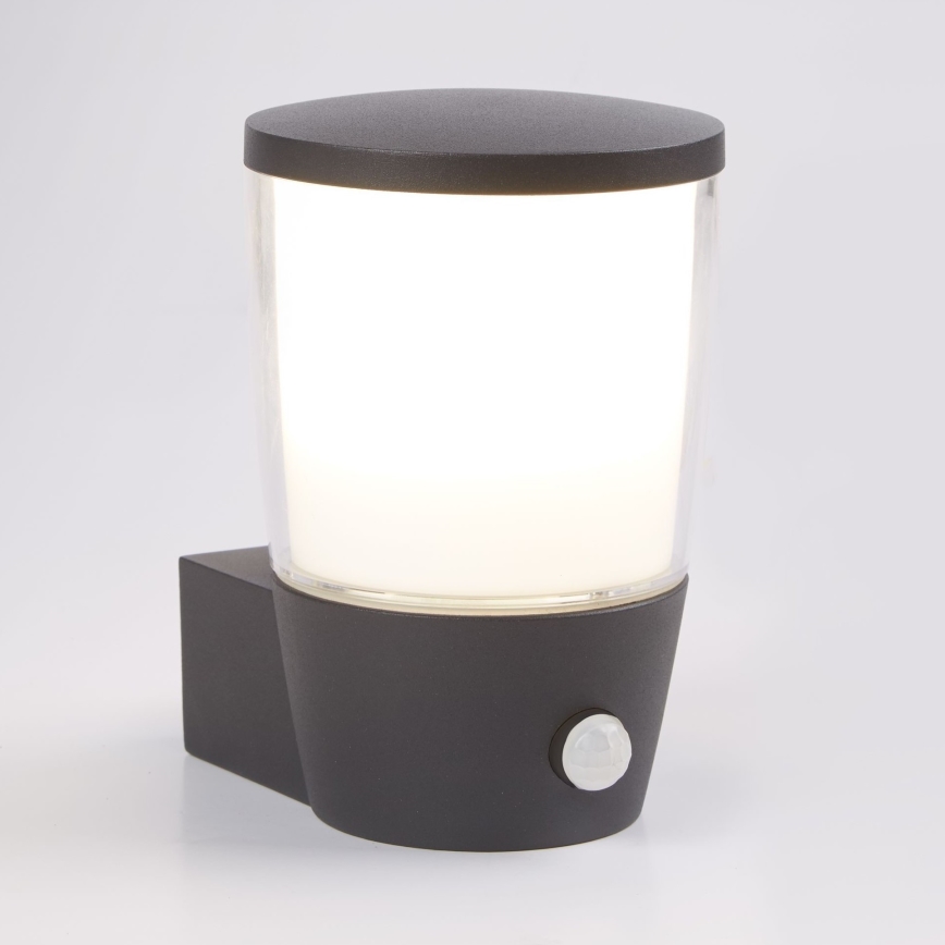 Searchlight - Зовнішній настінний світильник з датчиком TUSCON 1xE27/7W/230V IP44