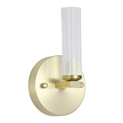 Searchlight - Диммируемый настенный светильник для ванной ABERDEEN LED/7W/230V IP44, латунь