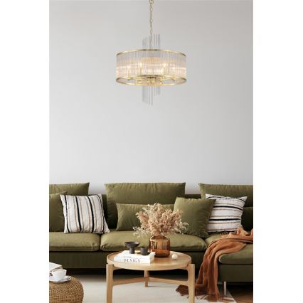 Searchlight - Подвесная люстра на цепи LARA 6xE14/60W/230V
