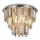 Searchlight 1225-5CC - Потолочный светильник CLARISSA 5xE14/40W/230V