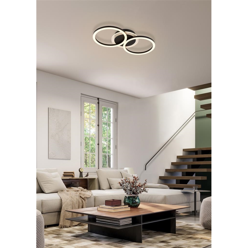 Searchlight - Светодиодный диммируемый потолочный светильник CONTOUR LED/24W/230V 3000K