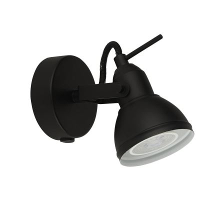 Searchlight - Настінний точковий світильник FOCUS 1xGU10/50W/230V чорний