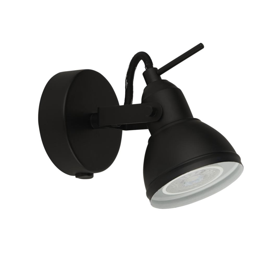 Searchlight - Настінний точковий світильник FOCUS 1xGU10/50W/230V чорний