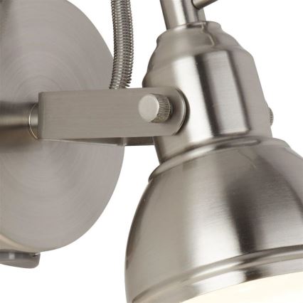 Searchlight - Настенный точечный светильник FOCUS 1xGU10/50W/230V матовый хром