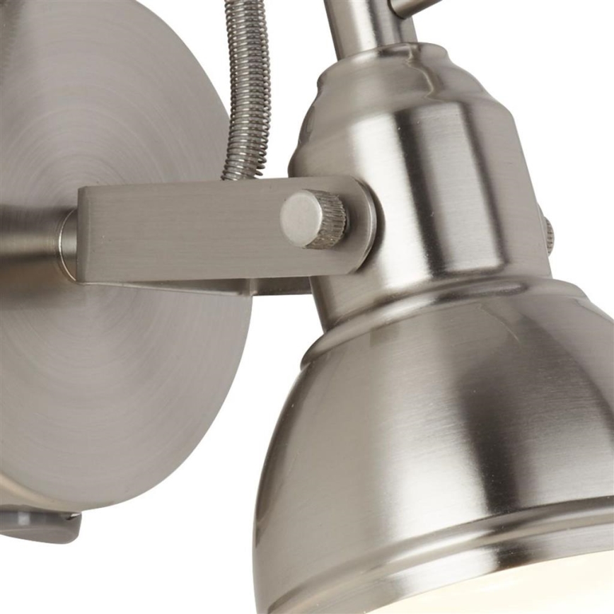 Searchlight - Настінний точковий світильник FOCUS 1xGU10/50W/230V матовий хром