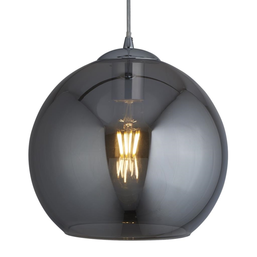 Searchlight - Підвісна люстра BALL 1xE27/60W/230V чорний