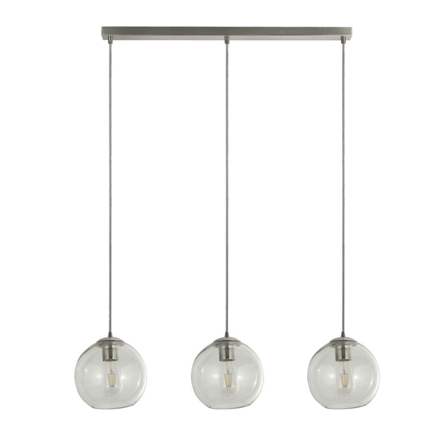 Searchlight - Подвесная люстра PENDANT 3xE27/40W/230V матовый хром