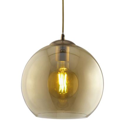 Searchlight 1632AM - Люстра на тросе BALL 1xE27/60W/230V коричневая