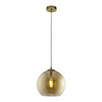 Searchlight 1632AM - Люстра на тросе BALL 1xE27/60W/230V коричневая