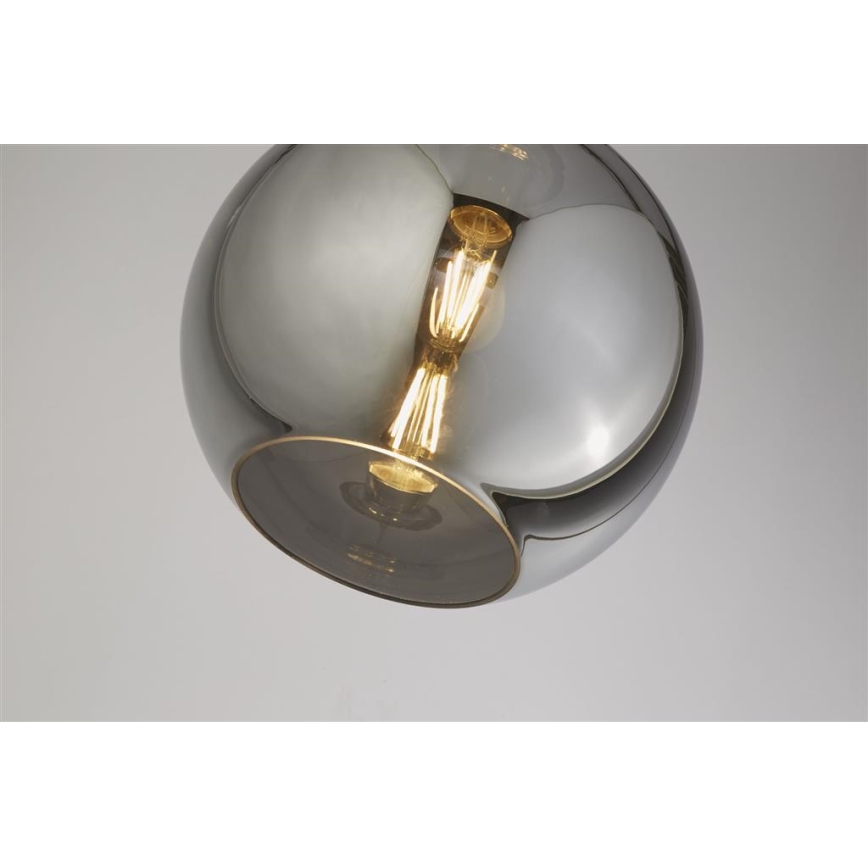 Searchlight - Підвісна люстра BALL 1xE27/60W/230V чорний