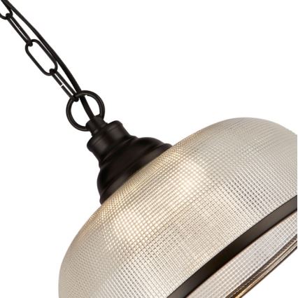Searchlight - Люстра на ланцюгу BISTRO 1xE27/60W/230V чорний