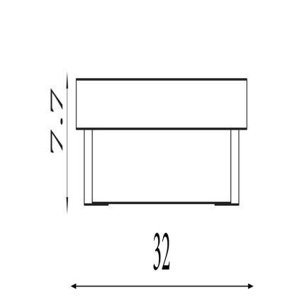 Searchlight - светодиодный настенный светильник ANCHOR LED/12W/230V