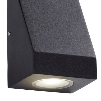 Searchlight 2041-1BK - Светодиодный уличный настенный светильник DOOR LED/7W/230V IP44