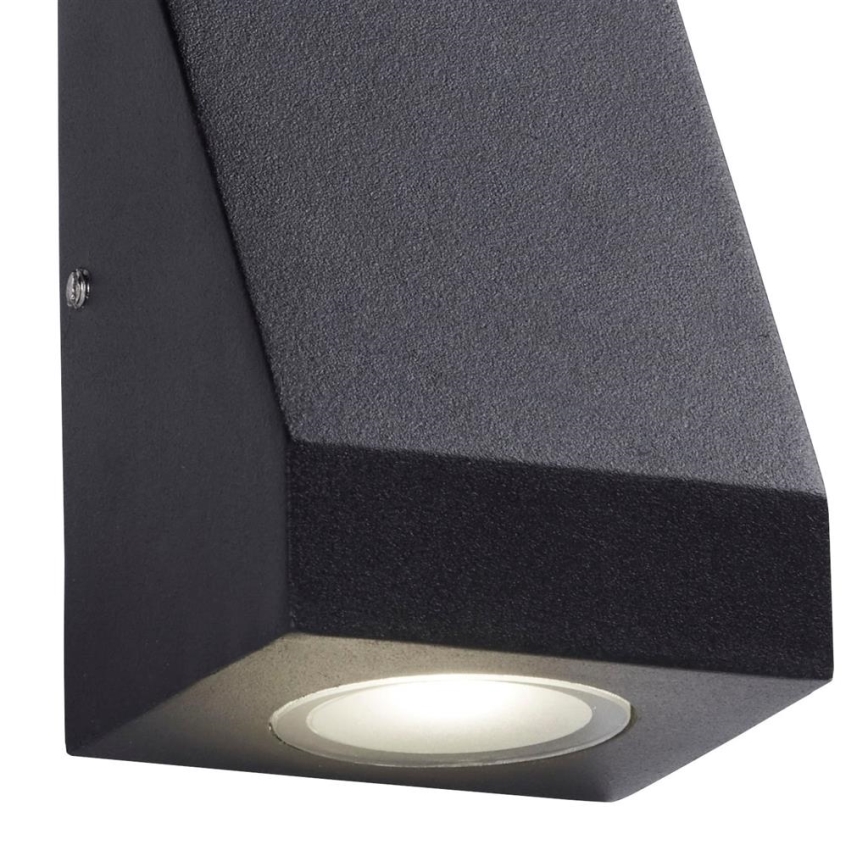 Searchlight 2041-1BK - Светодиодный уличный настенный светильник DOOR LED/7W/230V IP44