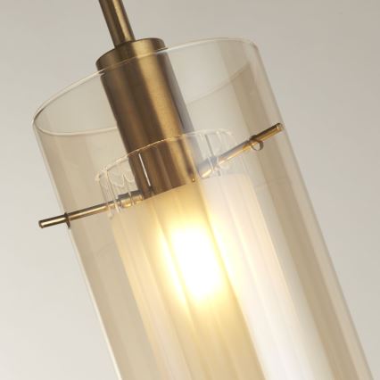 Searchlight - Підвісна люстра DUO 1xE14/60W/230V латунь