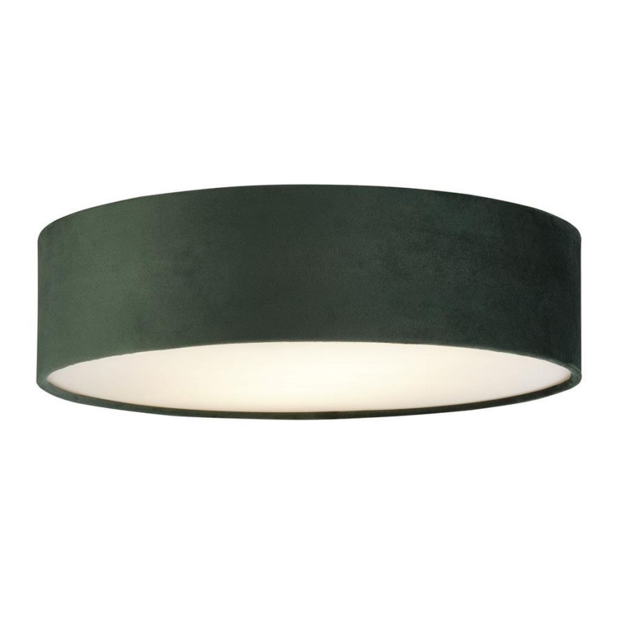 Searchlight - Стельовий світильник DRUM PLEAT 2xE27/15W/230V зелений