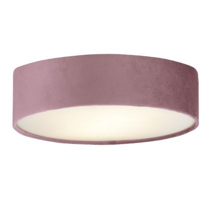 Searchlight - Потолочный светильник DRUM PLEAT 2xE27/15W/230V розовый