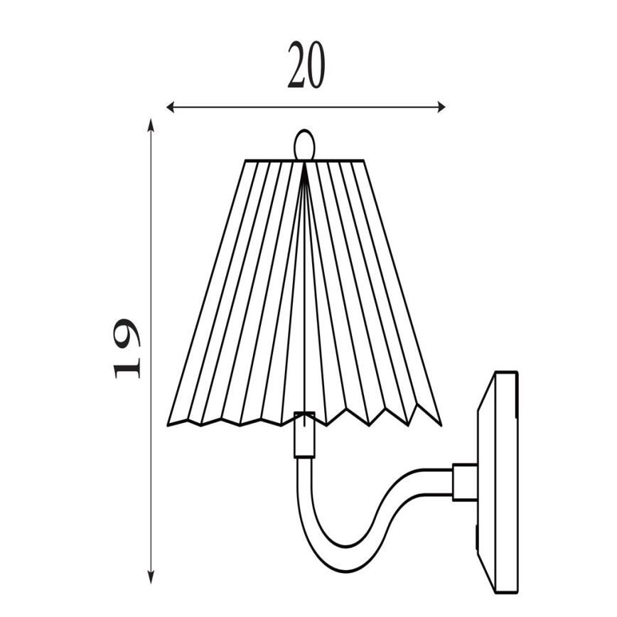 Searchlight - LED-настінний світильник з регулюванням яскравості DANISH LED/1,5W/230V