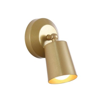 Searchlight - LED настінний світильник CONE LED/1,5W/5V із регулюванням яскравості та можливістю заряджання, золотистий