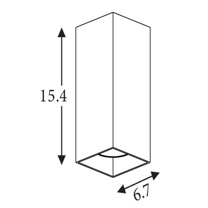 Searchlight - Настенный светильник DON 2xGU10/10W/230V белый