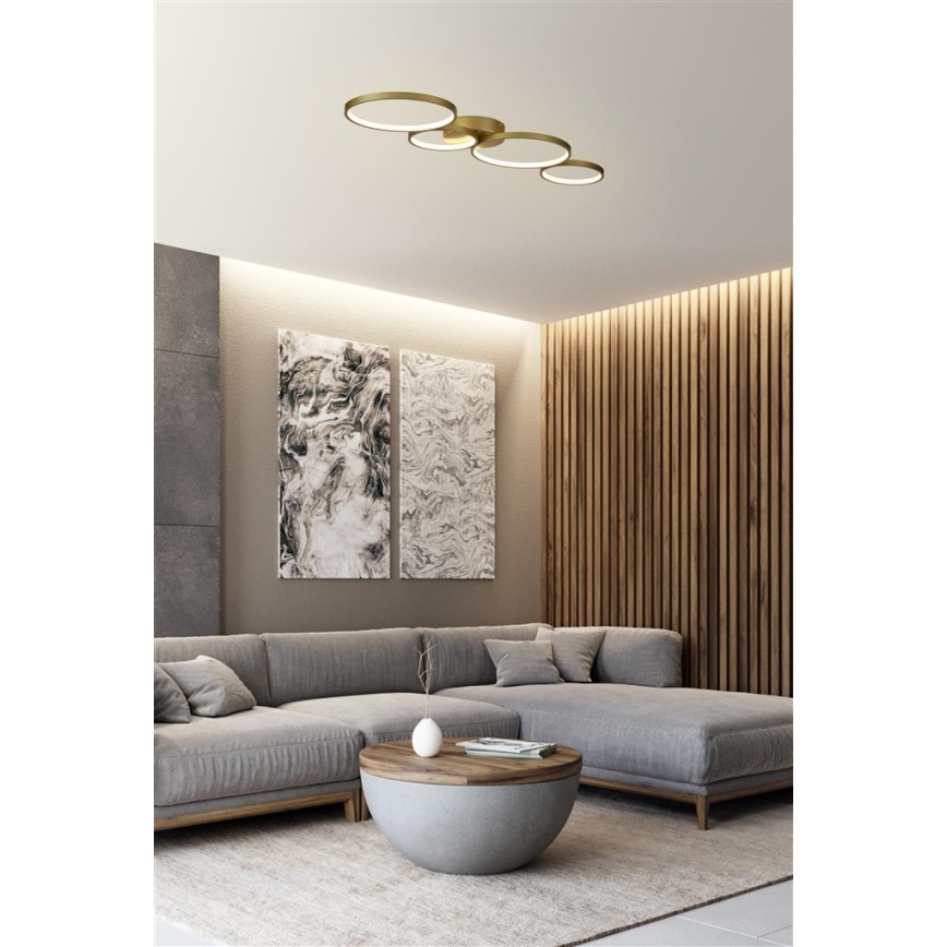 Searchlight - LED Диммируемый потолочный светильник CIRQUE LED/37W/230V 3000K 33x97 cm