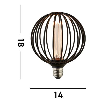 Searchlight - Светодиодная диммируемая декоративная лампочка GLOBE E27/4,5W/230V 2700K