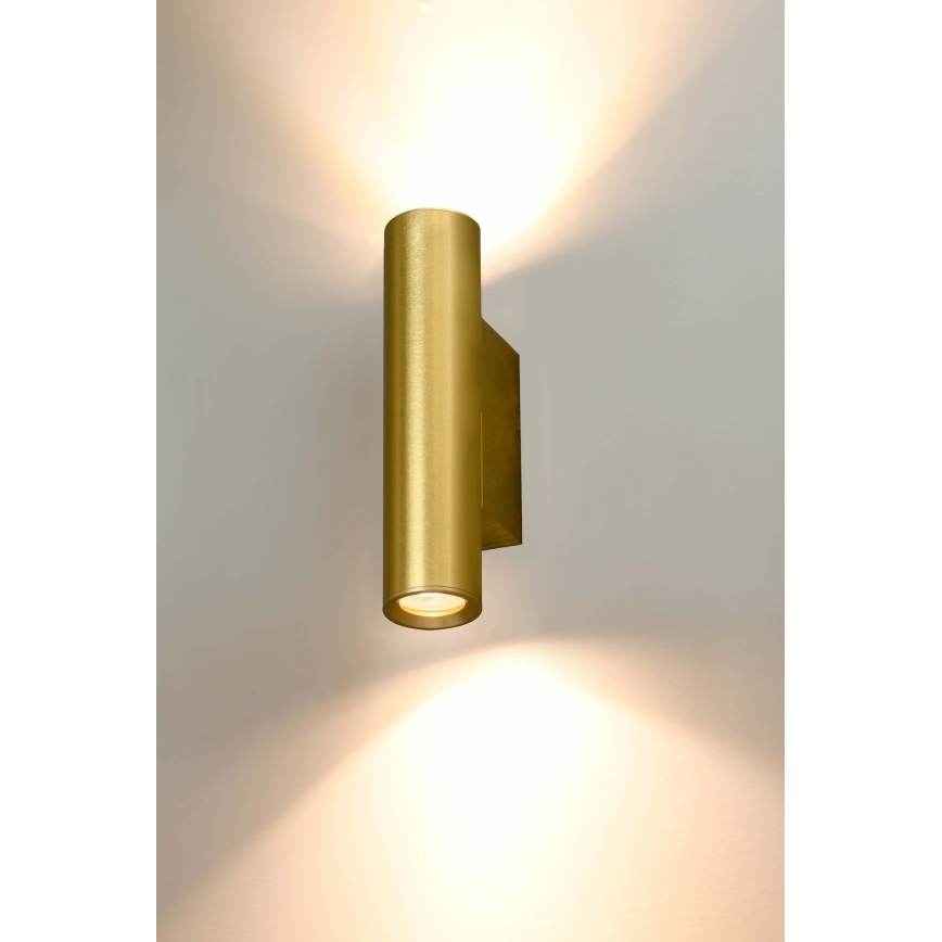 Searchlight - Настенный светильник BEACON 2xGU10/10W/230V золотой