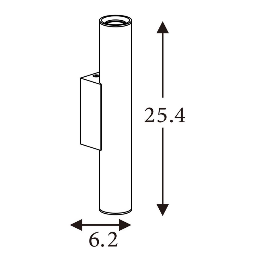 Searchlight - Настенный светильник BEACON 2xGU10/10W/230V коричневый