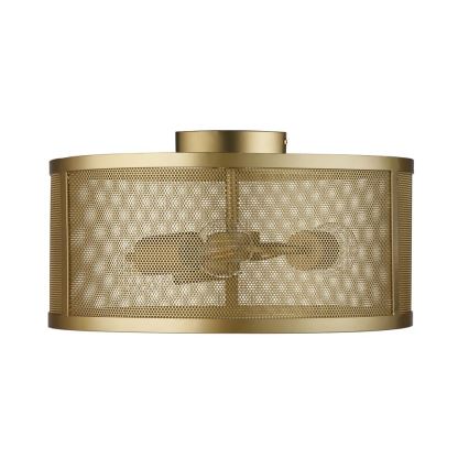 Searchlight - Стельовий світильник FISHNET 3xE27/60W/230V золотий
