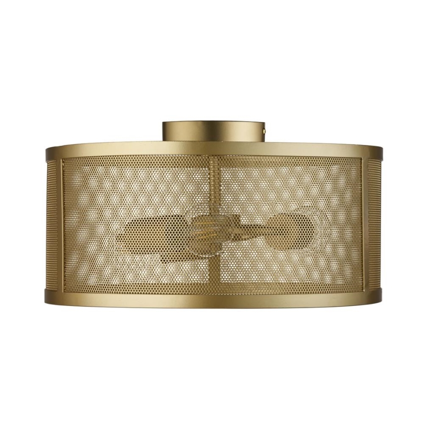 Searchlight - Стельовий світильник FISHNET 3xE27/60W/230V золотий