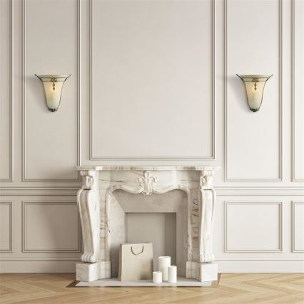 Searchlight - Настінний світильник WALL 1xE14/40W/230V