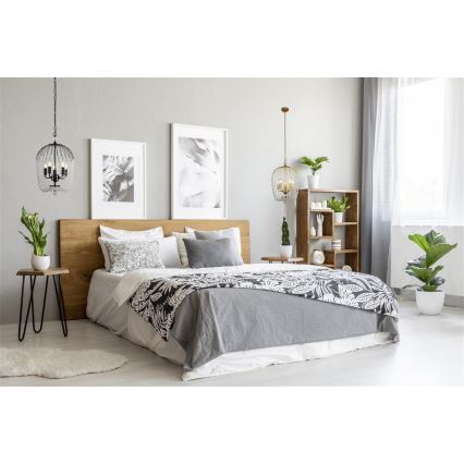 Searchlight - Люстра на цепи SHOWER 5xE14/60W/230V черная