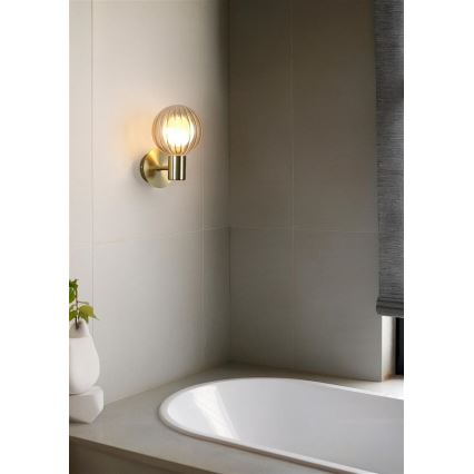 Searchlight - Настенный светильник LUMINSPHERE 1xG9/7W/230V, латунь