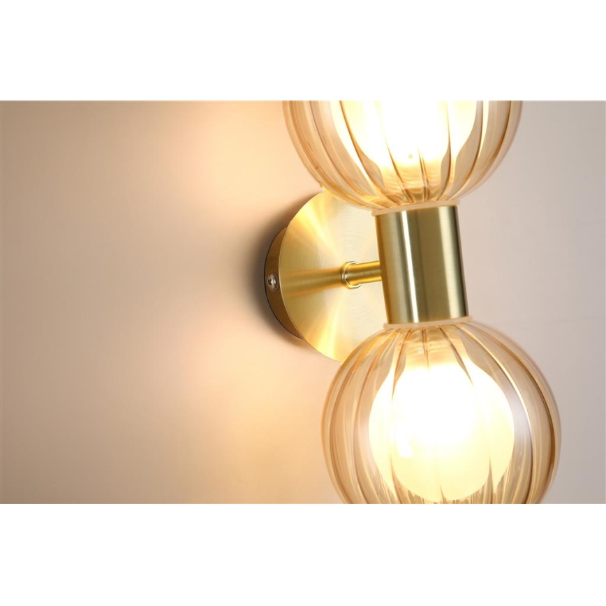 Searchlight - Бра LUMINSPHERE 2xG9/7W/230V латунь