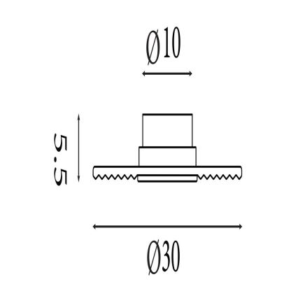 Searchlight - LED Димований настінний світильник CLEO LED/9,4W/230V сірий