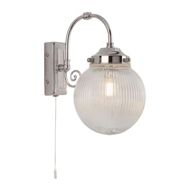 Searchlight 3259CC - Уличный настенный светильник BELVUE 1xE14/40W/230V IP44