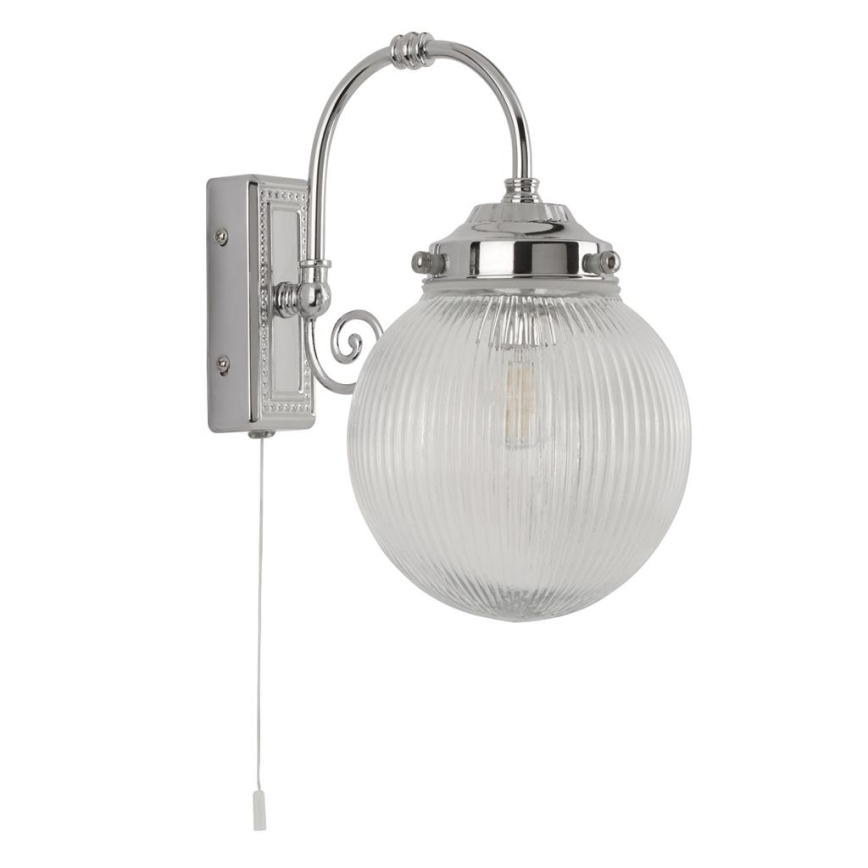 Searchlight 3259CC - Уличный настенный светильник BELVUE 1xE14/40W/230V IP44