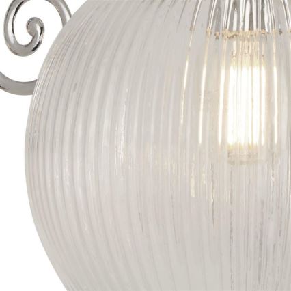 Searchlight 3259CC - Уличный настенный светильник BELVUE 1xE14/40W/230V IP44