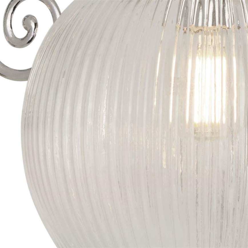 Searchlight 3259CC - Уличный настенный светильник BELVUE 1xE14/40W/230V IP44