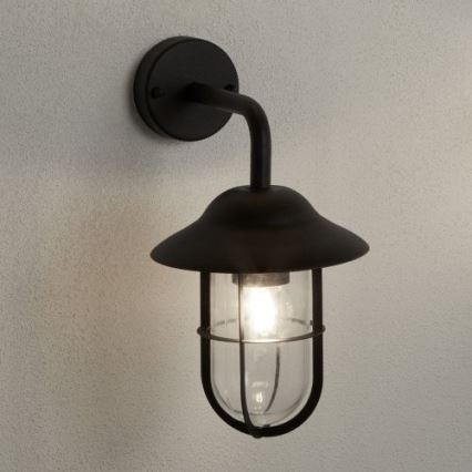 Searchlight 3291BK - Уличный настенный светильник  TORONTO 1xE27/40W/230V IP44