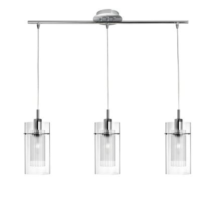 Searchlight - Подвесная люстра DUO 3xE14/60W/230V блестящий хром